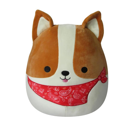 ANBAI 14-Inch White Dumpling with Winky Eye Plush