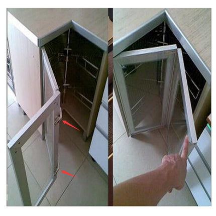 2pcs 135 Degree DTC Cabinet Hinge Folding Door Hinge,DTC Corner Cabinet Hinge Full Coverage Frame Hidden Corner Cabinet Hardware Grass Hinges