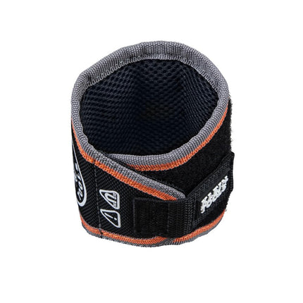KLEIN TOOLS Tradesman Pro Magnetic Wristband 55895 Black with Orange/Gray