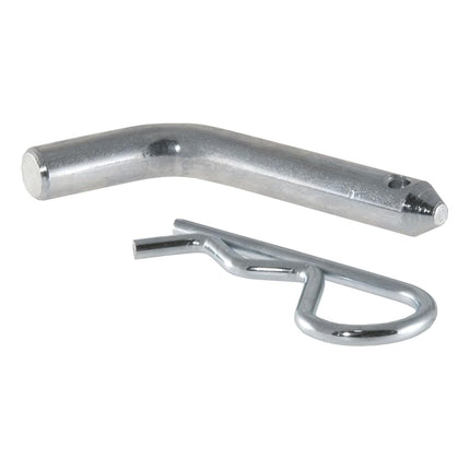 BKDK CURT 21400 Trailer Hitch Pin & Clip, 1/2-Inch Diameter, Fits 1-1/4-Inch Receiver, Clear ZINC