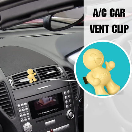 Little Joe 96402-6PK Vanilla Scent, Car Air Freshener, Clips to A/C Air Vent, Alcohol-Free Fragrance Oil, Non-Hazardous and Non-Toxic Plastic, Set of 6