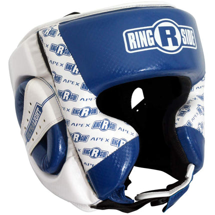 Ringside (RINAV) Unisex Ringside Apex Headgear, Blue White, S M UK