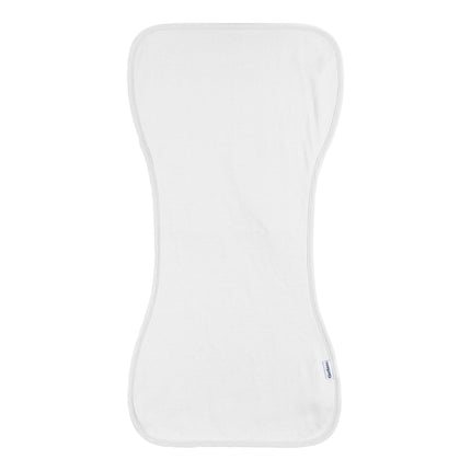 Gerber Baby Unisex Burp Cloths 5-Pack, White Black, Size 10.5" x 21"