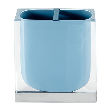IZOD - Toothbrush Holder, Resin Countertop Accessories, Dorm Room Essentials, Modern Home Decor (Marina Collection, Blue)