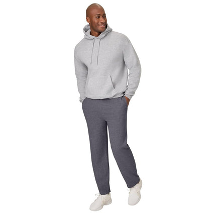 Hanes Men's EcoSmart Fleece Sweatpant with Pockets, Charcoal Heather, X-Large