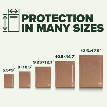 Scotch Curbside Recyclable Padded Mailers, 100 Pack, 5.9 x 9.2 in, Similar Impact Protection to Traditional Bubble mailers (CR-0-1)