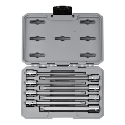 TEKTON 3/8 Inch Long Triple Square Bit Socket Set,