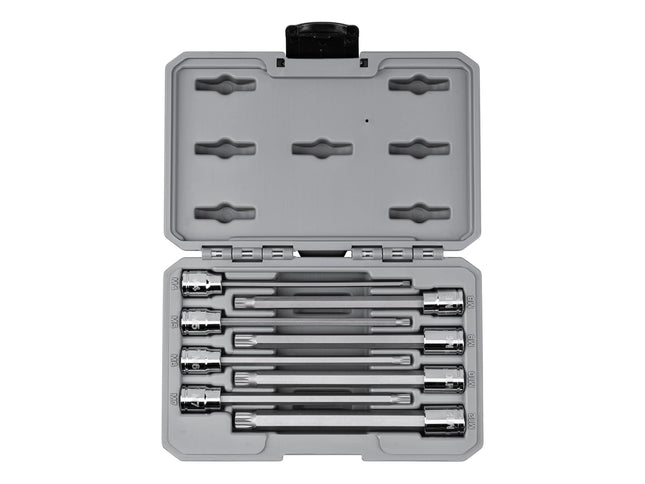 TEKTON 3/8 Inch Long Triple Square Bit Socket Set,