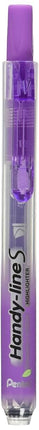 Handy-line S Retractable Refillable Highlighter, Violet, Box of 12