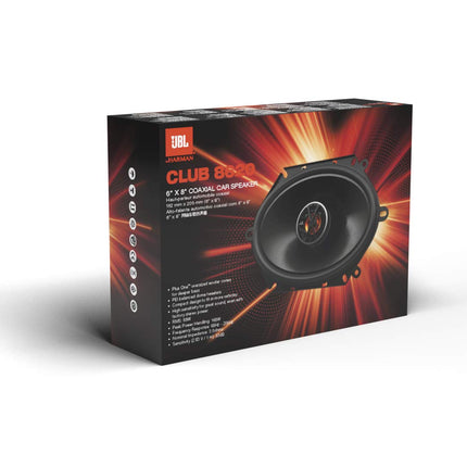 Sistema de altavoces coaxiales de 2 vías JBL Club 8620 5x7/6x8, Negro