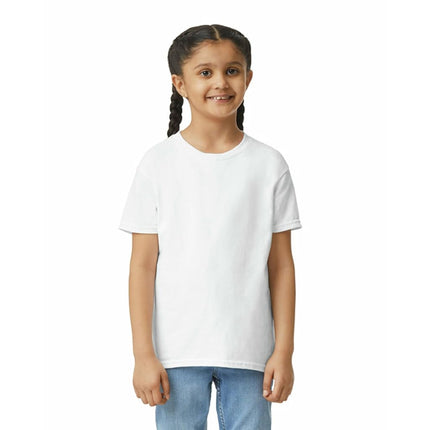 Gildan Youth Ultra Cotton T-Shirt, Style G2000B, Multipack, White (2-Pack), XL