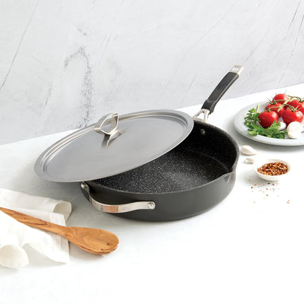 Nordic Ware Verde Ceramic Nonstick 12 Inch Skillet with Lid