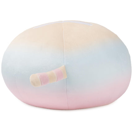 GUND Pusheen Rainbow Round Pusheen Squisheen Plush, Squishy Stuffed Animal for Ages 8 and Up, Rainbow, 11”