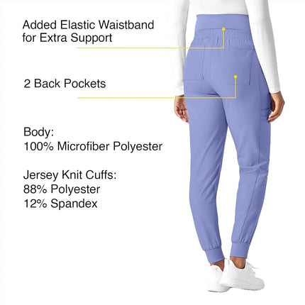 Calvin Klein WonderWink Women's Maternity Jogger Pant, Ceil Blue, Large