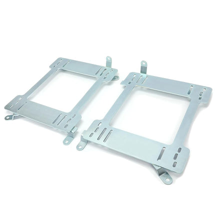 ALMULOO Seat Mount Bracket Compatible with 1992-1999 BMW 3 Series E36 Coupe Replacement Driver and Passager Side Steel Zinc-Plated Silvery