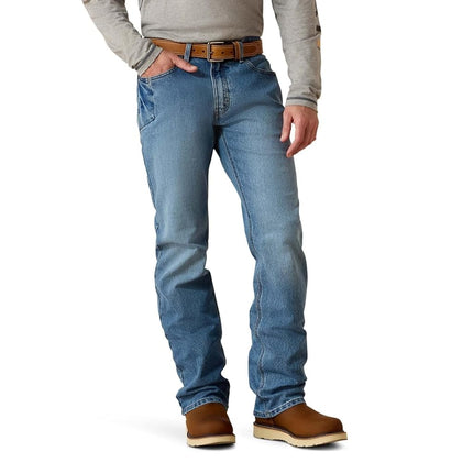 Ariat Men's Rebar M4 Relaxed DuraStretch Basic Boo