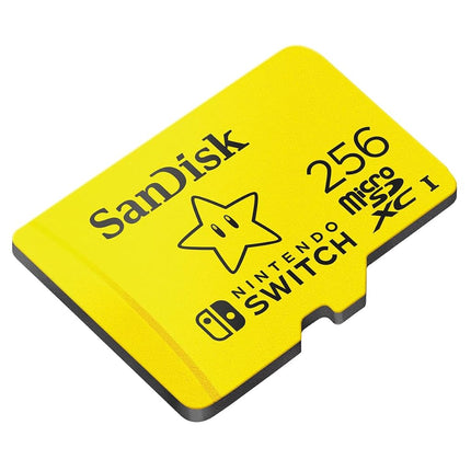 SANDISK microSD Card 256GB, Super Mario Super Star Edition