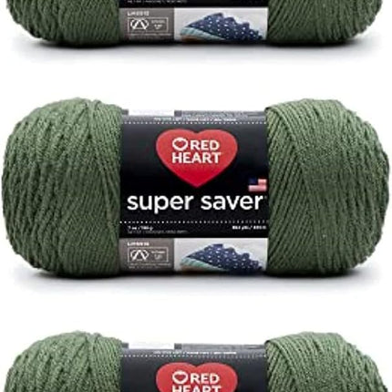 Red Heart Super Saver Pack of 3 - Medium Thyme - 7