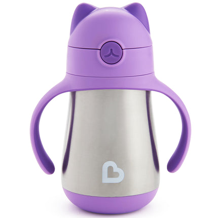 Munchkin® Cool Cat™ Stainless Steel Toddler Straw 