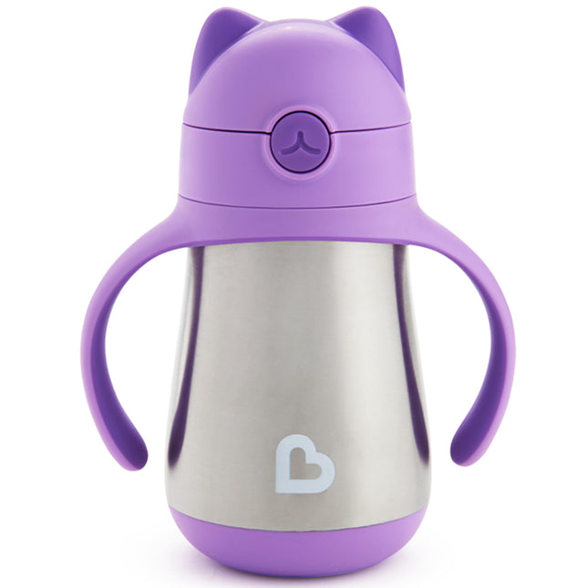 Munchkin® Cool Cat™ Stainless Steel Toddler Straw 