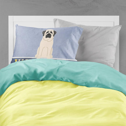 Caroline's Treasures Mastiff White Welcome Pillowcase, Multicolor, Standard