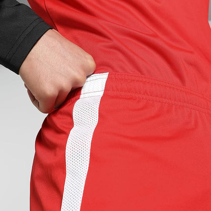 PUMA Men's TeamLIGA Shorts, RED White, Small