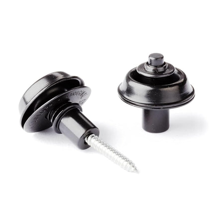 Jim Dunlop Straplock Flush Set - Black