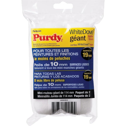 Purdy 140624012 Roller Sleeve, White, Pack of 2
