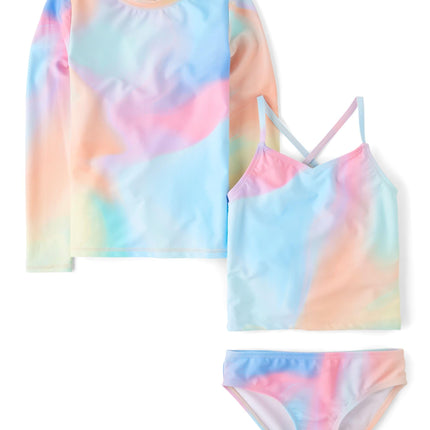 The Children's Place Girls' Long Sleeve Rashguard 