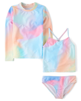 The Children's Place Girls' Long Sleeve Rashguard 