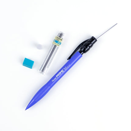 Pentel Prime Mechanical Pencil 0.7mm, Blue Barrel, Box of 12 (AX7C)