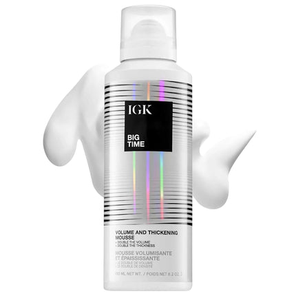 IGK Big Time Volume and Thickening Mousse For Unisex 6 oz Mousse