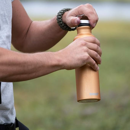 Sigg - Aluminium Water Bottle - Original Copper - Climate Neutral Certified - Suitable For Carbonated Beverages - Leakproof - Lightweight - BPA Free - 0.5 L