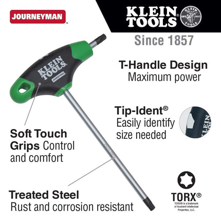 Klein Tools Jth6T30 6-Inch T30 Torx Journeyman T-Handle