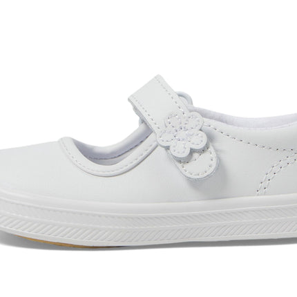 Keds Girl's Ella Mary Jane (Toddler/Little Kid) Sneaker, White, 6 US Little Kid