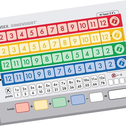 Qwixx, Replacement Score Cards Action Game