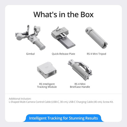 DJI RS 4 Mini Combo, Gimbal Stabilizer, Canon/Sony/Nikon/Fujifilm