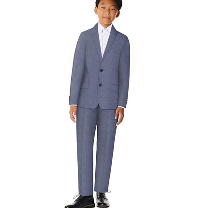 Nautica Boys' 2-Piece Formal Business Suit Pants Set, Baltic Dusk, 14