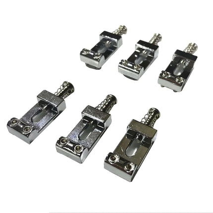 ALLPARTS BP0015010 Strat Saddles (Chrome) (Set of 
