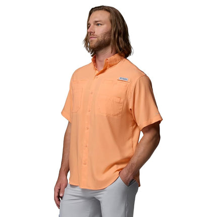 Columbia Men's PFG Tamiami II Short Sleeve Shirt, Sorbet, X-Small