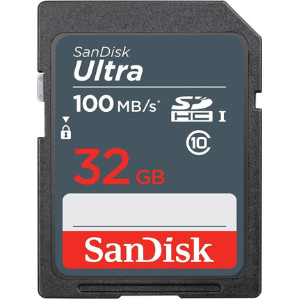 SanDisk Ultra 32GB SDHC Memory Card, up to 100MB/s