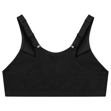Glamorise MagicLift Front-Closure Posture Back Wirefree Bra 1265 (Women's & Women's Plus) Black
