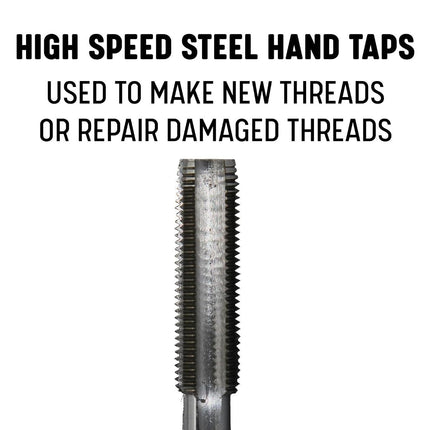 Drill America 3/8"-16 UNC High Speed Steel Plug Tap, (Pack of 1)