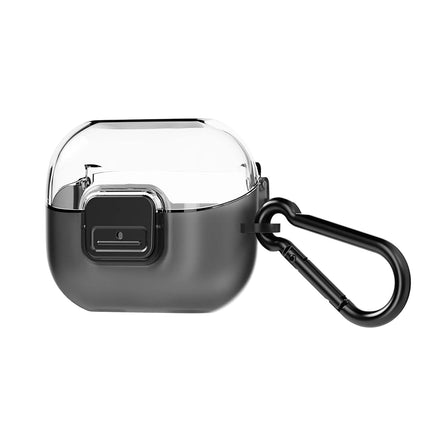 SAMSUNG Galaxy Buds 3 + Buds 3 Pro Clip Case with Carabiner, Keeps Charging Case Closed, Clear Cover Clips to Bag, Belt Loop, US Version, GP-FPR630HICBW, Transparent