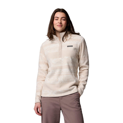 Columbia Women's Benton Springs Printed 1/2 Snap, 