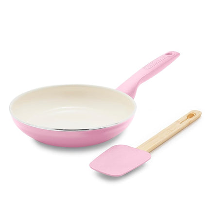 GreenPan Rio 8" Frying Pan Skillet and Spatula Set