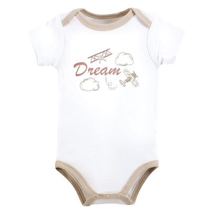 Hudson Baby Unisex Baby Bodysuits de algodón, Globo Aerostático, 12-18 Meses, Globo Aerostático, 12-18 Meses