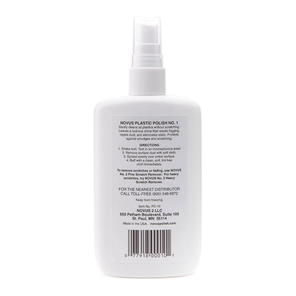 NOVUS 7020 | Plastic Clean & Shine #1 | 8 Ounce Bottle