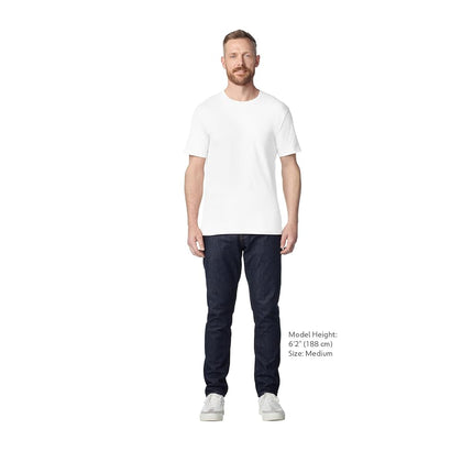 Gildan Softstyle Cotton T-Shirt, Style G64000, Multipack, White (12-Pack)
