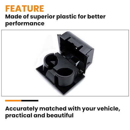 Soporte de taza para salpicadero ALMULOO compatible con Ford F250 F350 F450 F550 Super Duty 2008-2016, reemplazo para 8C3Z2513562AC BC3Z-2513562-AC